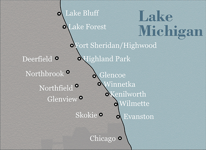 Map Of Chicago Suburbs North Tony Aigneis